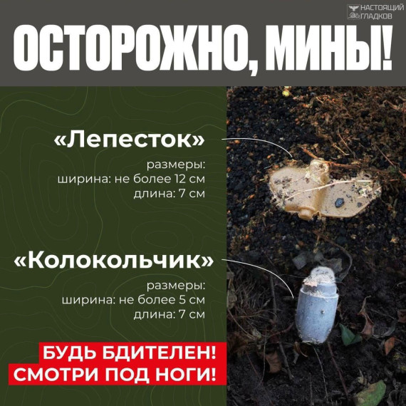 Осторожно, мины.